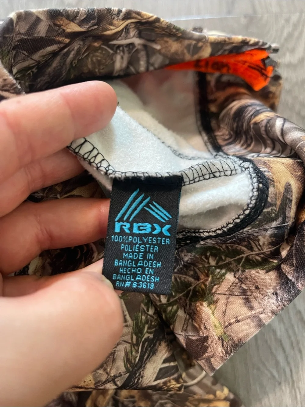 RBX ACTIVE realtree camo jacket kids M (5/6)